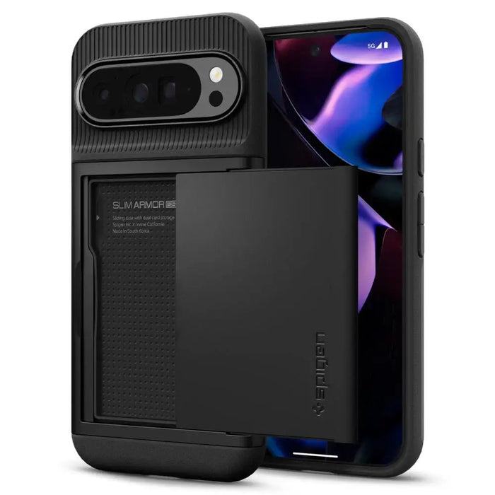 Калъф Spigen Slim Armor CS за Google Pixel 9 Pro XL - черен