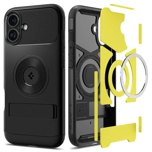 Калъф Spigen Slim Armor MagSafe за iPhone 16 - черен