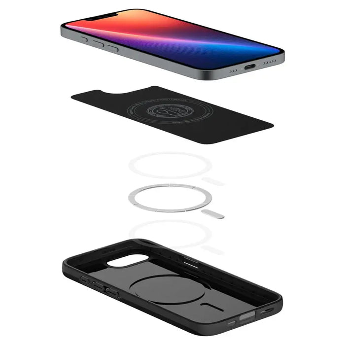 Калъф Spigen Thin Fit Mag за iPhone 16e - черен