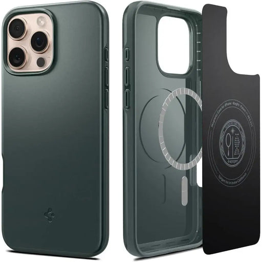 Калъф Spigen Thin Fit MagSafe за iPhone 16 Pro Max - зелен