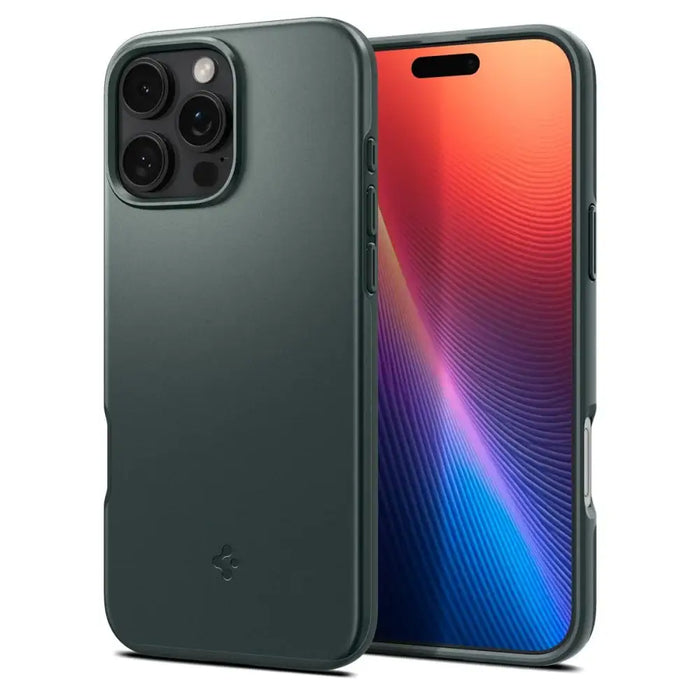 Калъф Spigen Thin Fit MagSafe за iPhone 16 Pro Max - зелен