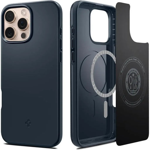 Калъф Spigen Thin Fit MagSafe за iPhone 16 Pro - тъмно сив