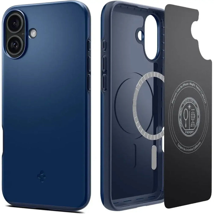 Калъф Spigen Thin Fit Magsafe за iPhone 16 - син