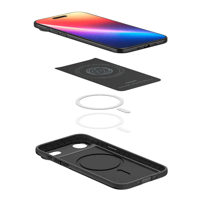 Калъф Spigen Thin Fit MagSafe за iPhone 17 Air - черен