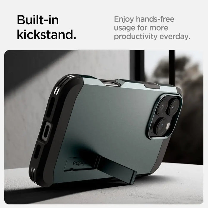 Калъф Spigen Tough Armor MagSafe със стойка за iPhone 16