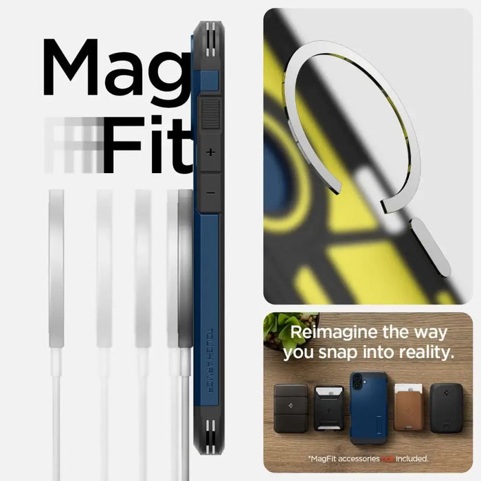 Калъф Spigen Tough Armor MagSafe със стойка за iPhone 16