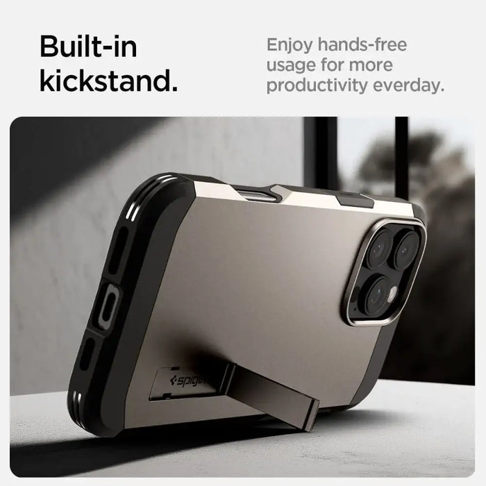 Калъф Spigen Tough Armor MagSafe със стойка за iPhone 16