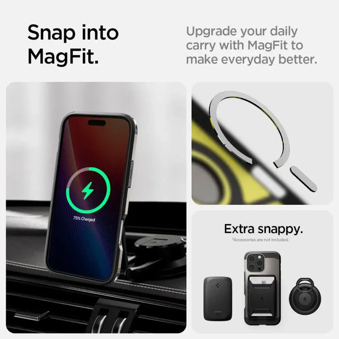 Калъф Spigen Tough Armor MagSafe със стойка за iPhone 16