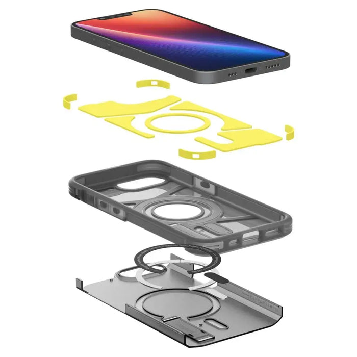 Калъф Spigen Tough Armor MagSafe за iPhone 16e - прозрачен