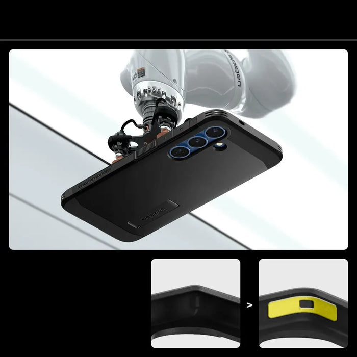 Калъф Spigen Tough Armor MagSafe за Samsung Galaxy S25 черен
