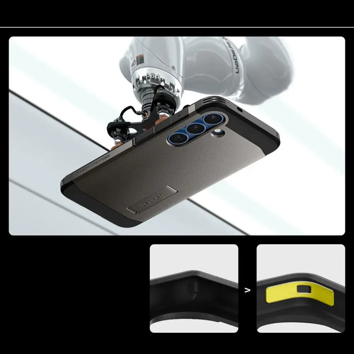 Калъф Spigen Tough Armor MagSafe за Samsung Galaxy S25 - сив