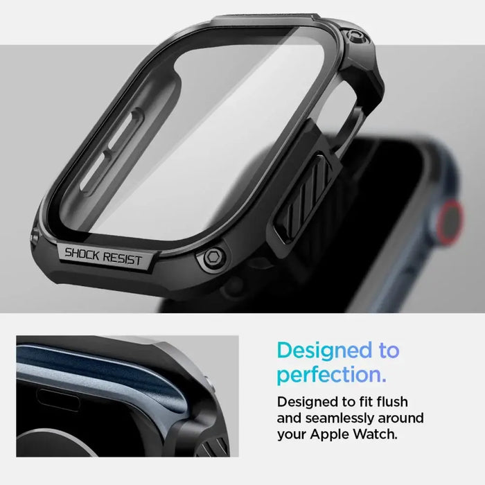 Калъф Spigen Tough Armor за Apple Watch 10 46 мм - черен