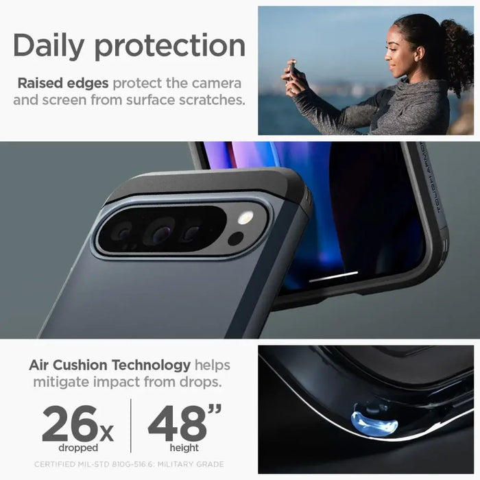 Калъф Spigen Tough Armor за Google Pixel 9 Pro XL - графитен