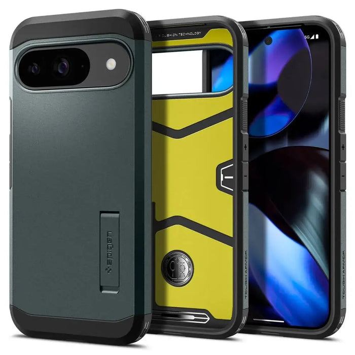 Калъф Spigen Tough Armor за Google Pixel 9 / 9 Pro - зелен