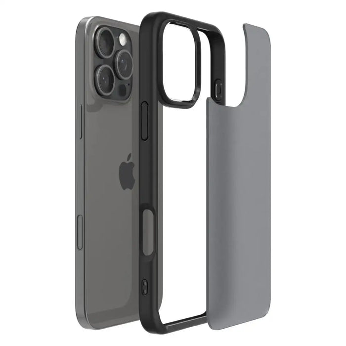 Калъф Spigen Ultra Hybrid iPhone 16 Pro - черен