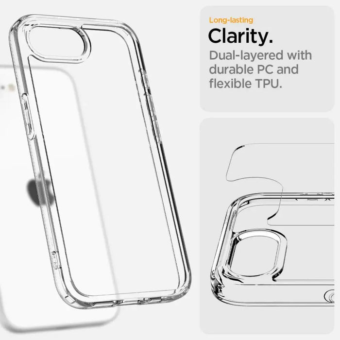 Калъф Spigen Ultra Hybrid iPhone 16e - прозрачен