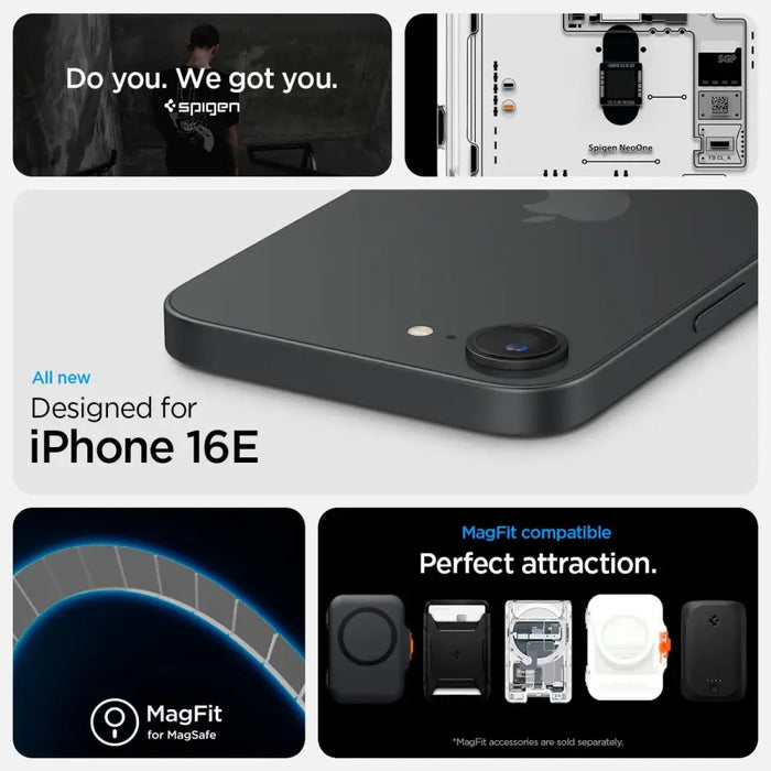 Калъф Spigen Ultra Hybrid MagSafe за iPhone 16e Neo One