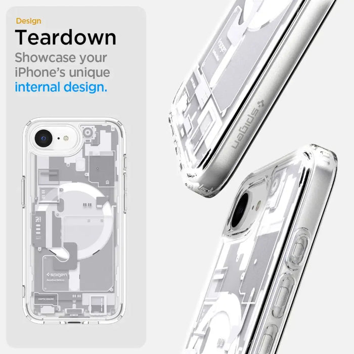 Калъф Spigen Ultra Hybrid MagSafe за iPhone 16e Zero One