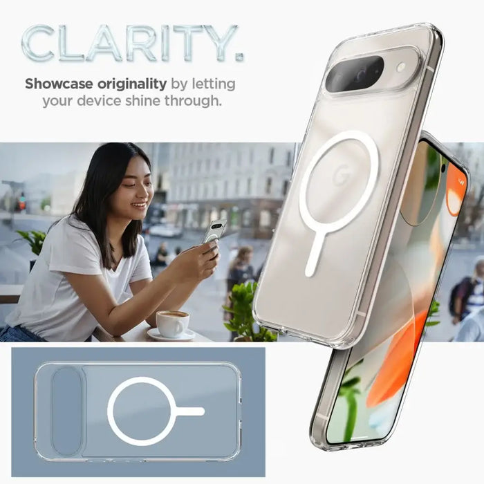 Калъф Spigen Ultra Hybrid OneTap Ring MagSafe Google Pixel