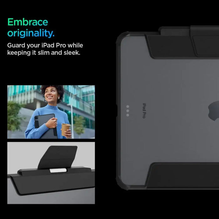 Калъф Spigen Ultra Hybrid Pro за iPad Pro 13’’ 2024 - черен