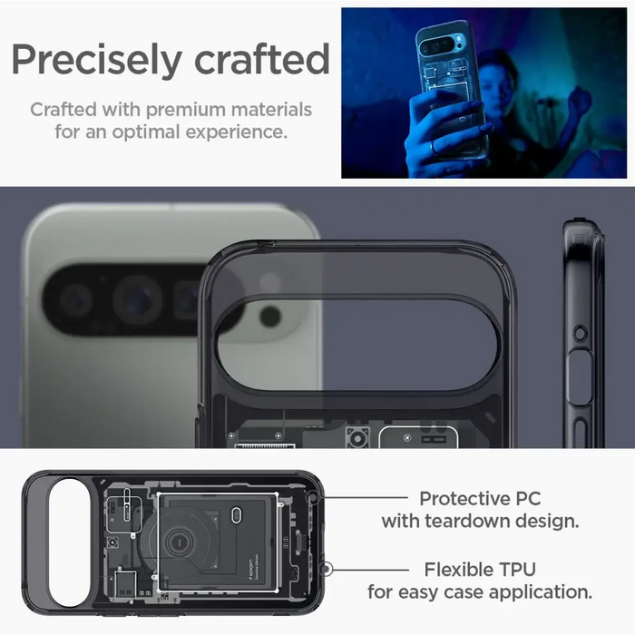 Калъф Spigen Ultra Hybrid за Google Pixel 9 Pro XL - сив