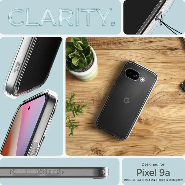 Калъф Spigen Ultra Hybrid за Google Pixel 9A - прозрачен
