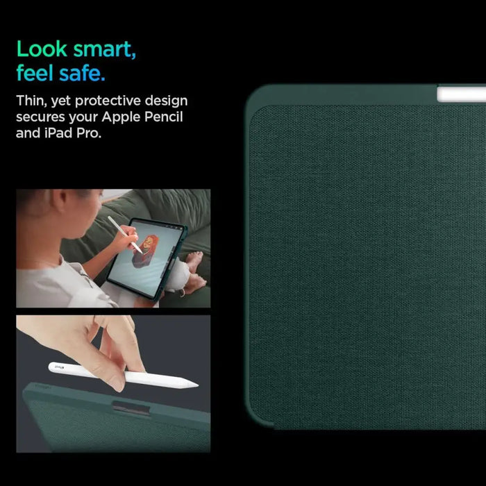 Калъф Spigen Urban Fit iPad Pro 11’’ 2024 - зелен