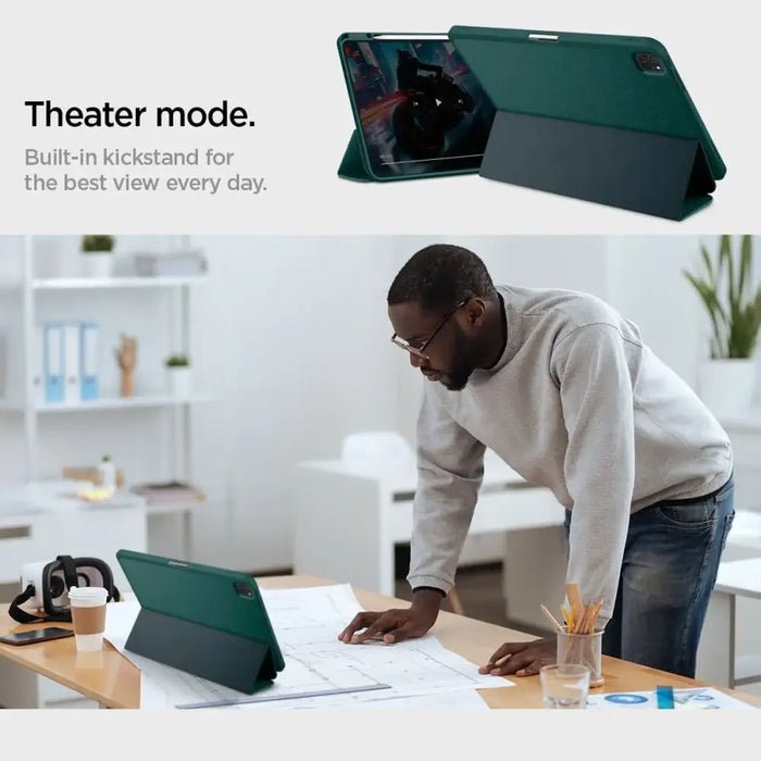 Калъф Spigen Urban Fit iPad Pro 13’’ 2024 - зелен