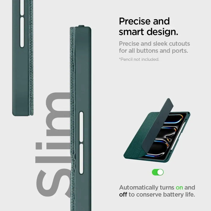 Калъф Spigen Urban Fit iPad Pro 13’’ 2024 - зелен