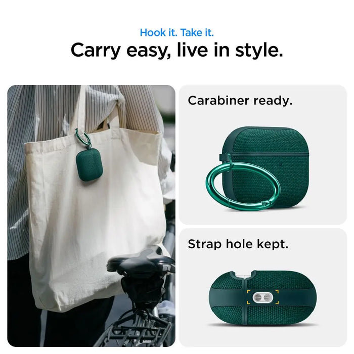 Калъф Spigen Urban Fit за AirPods 3 - зелен