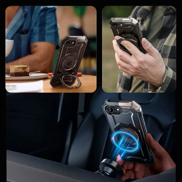 Калъф Supcase UB Grip Mag MagSafe iPhone 16e - черен