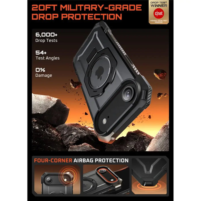 Калъф Supcase UB Grip Mag MagSafe за iPhone 17 Air - черен