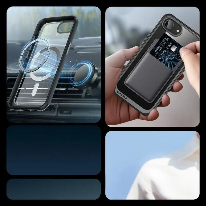 Калъф Supcase UB Mag MagSafe за iPhone 16e - черен