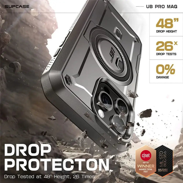 Калъф Supcase UB Pro Mag MagSafe за iPhone 16 Pro - черен
