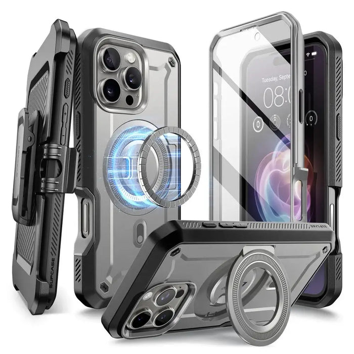 Калъф Supcase UB Pro Mag MagSafe за iPhone 16 Pro - сив