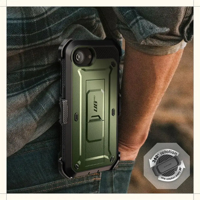 Калъф Supcase Unicorn Beetle Pro iPhone 16e - маслина