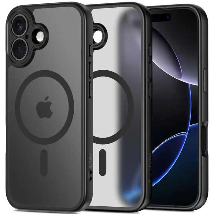 Калъф Tech-Protect BasicMag MagSafe за iPhone 17 - черен мат