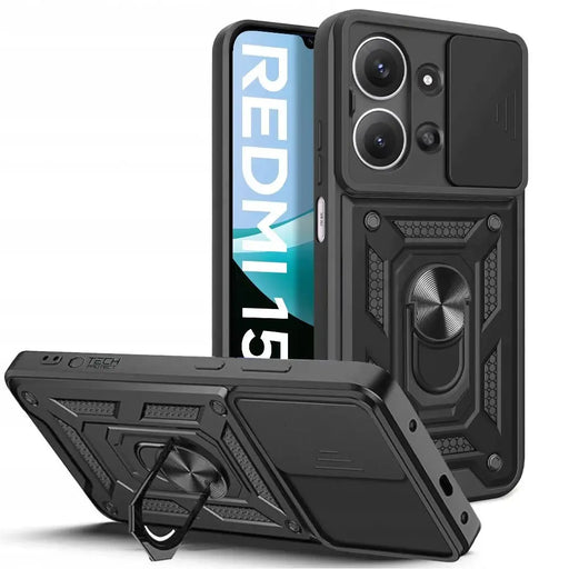 Калъф Tech-Protect CamShield Pro за Xiaomi Redmi 15C - черен