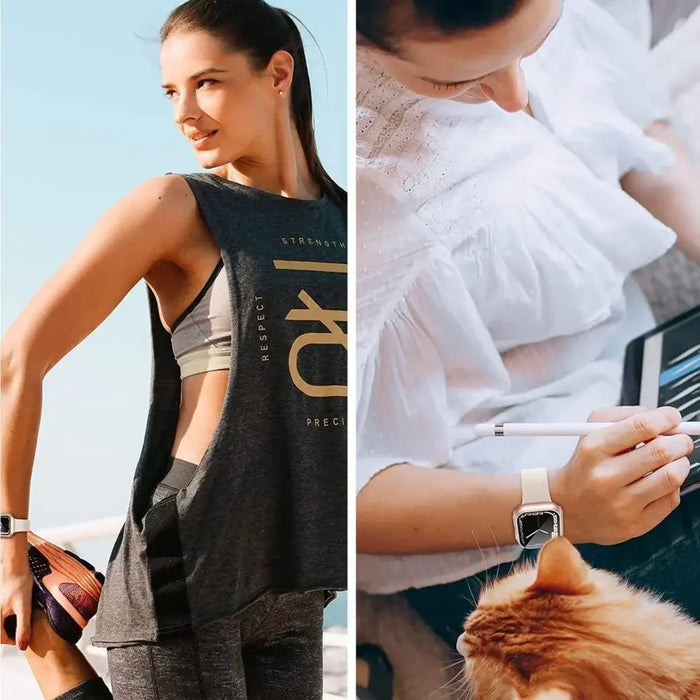 Калъф Tech-Protect Defense360 за Apple Watch 46 мм - черен