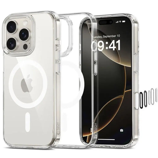 Калъф Tech Protect Flexair Hybrid CC Magsafe за iPhone 16