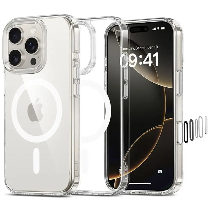 Калъф Tech Protect Flexair Hybrid CC Magsafe за iPhone 16