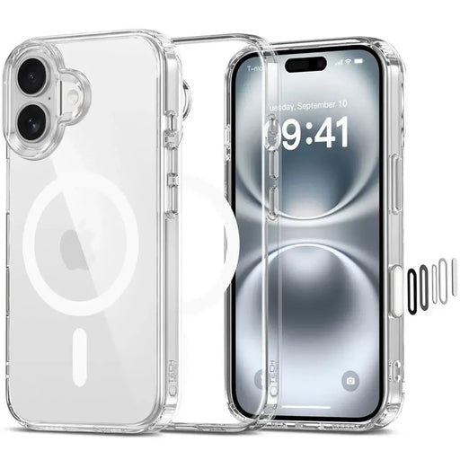 Калъф Tech Protect Flexair Hybrid CC Magsafe за iPhone 16