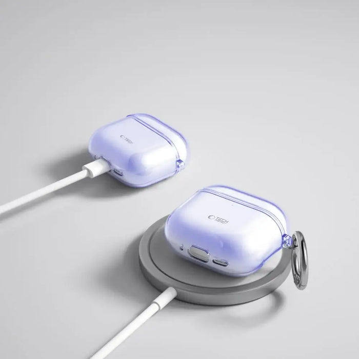 Калъф Tech-Protect FlexAir за AirPods 4 - лилав