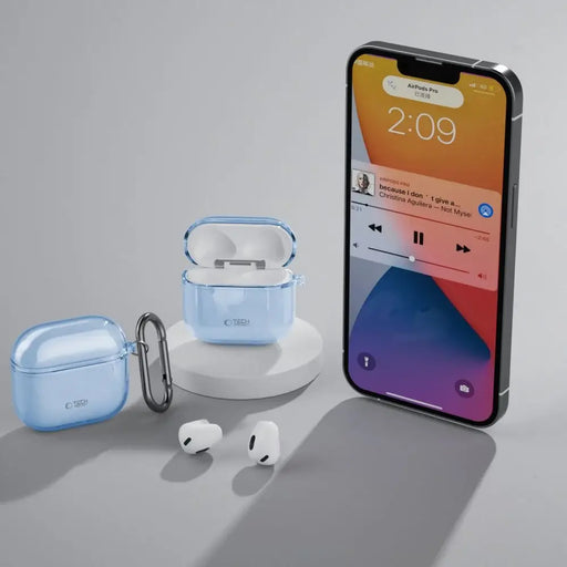 Калъф Tech-Protect FlexAir за AirPods 4 - син