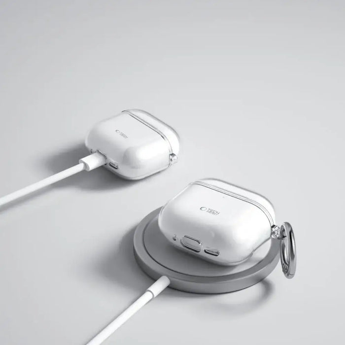 Калъф Tech-Protect FLEXAir за Apple AirPods 4 - прозрачен