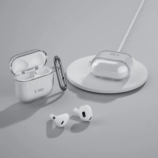 Калъф Tech-Protect FLEXAir за Apple AirPods 4 - прозрачен