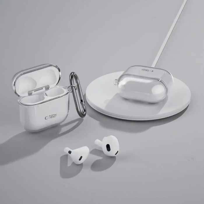 Калъф Tech-Protect FLEXAir за Apple AirPods 4 - прозрачен