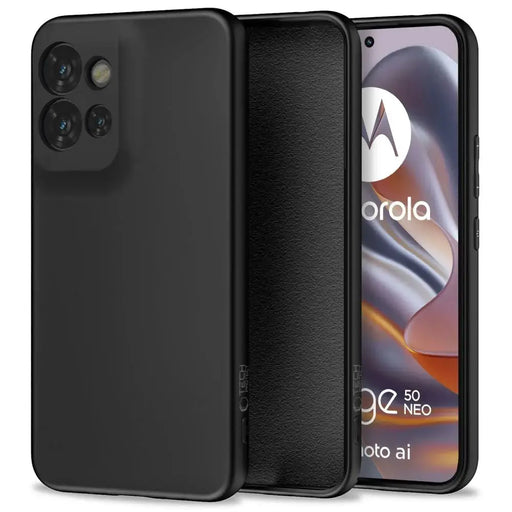 Калъф Tech-Protect Icon за Motorola Edge 50 Neo - черен