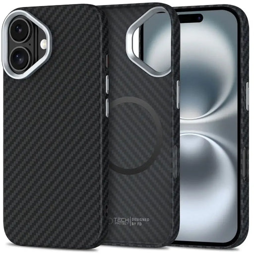 Калъф Tech-Protect Ion Carbon MagSafe за iPhone 16