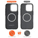 Калъф Tech-Protect Ion Carbon MagSafe за iPhone 16